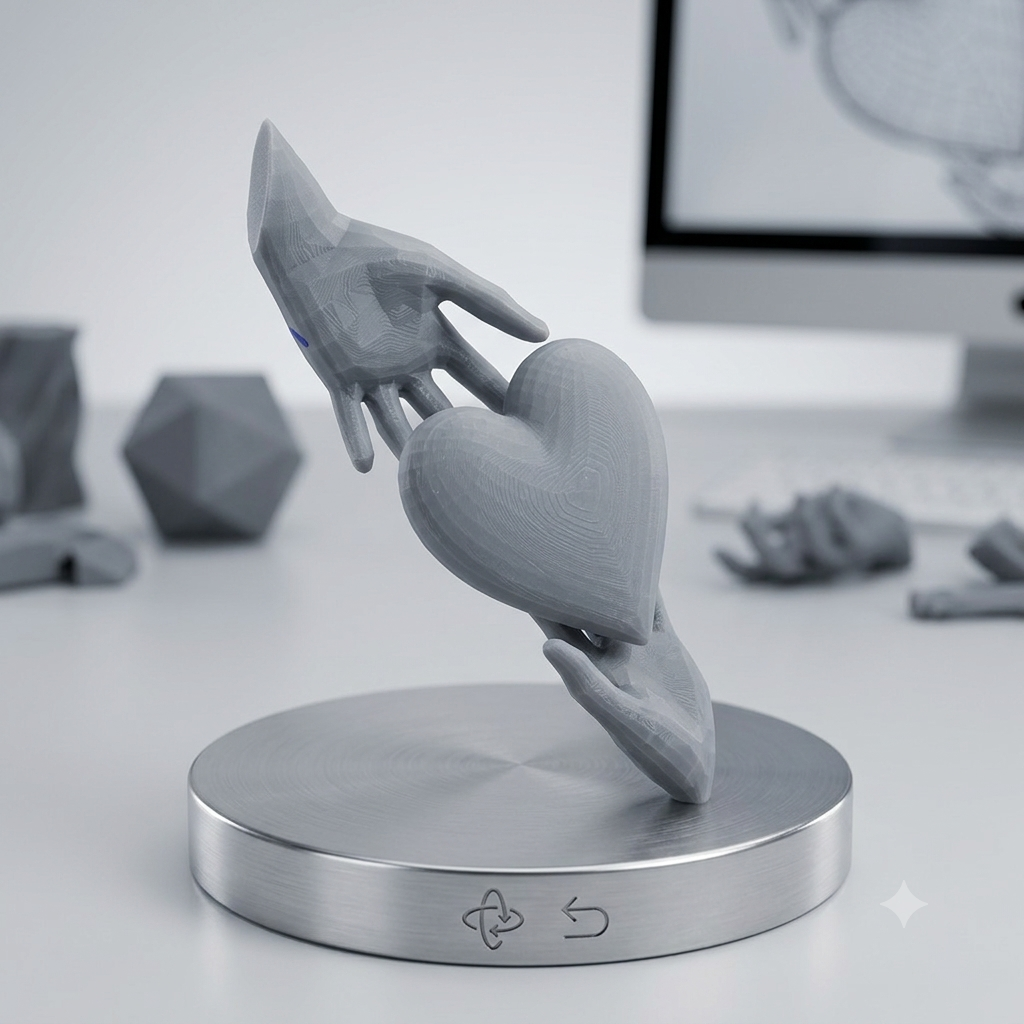 СЕРДЦЕ  В РУКАХ  Սիրտը ձեռքերում HEART IN HANDS A7 ASITE 3d model